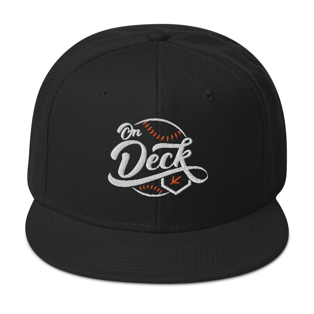 On Deck Embroidered Snapback Hat