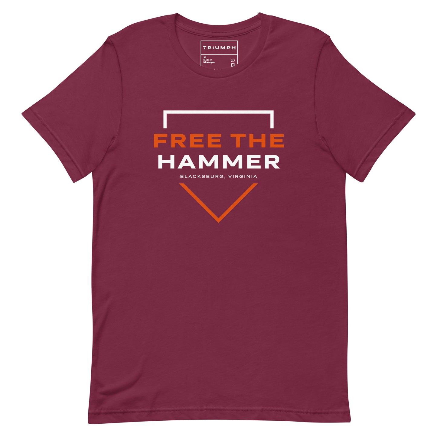 Free The Hammer Home Plate T-Shirt
