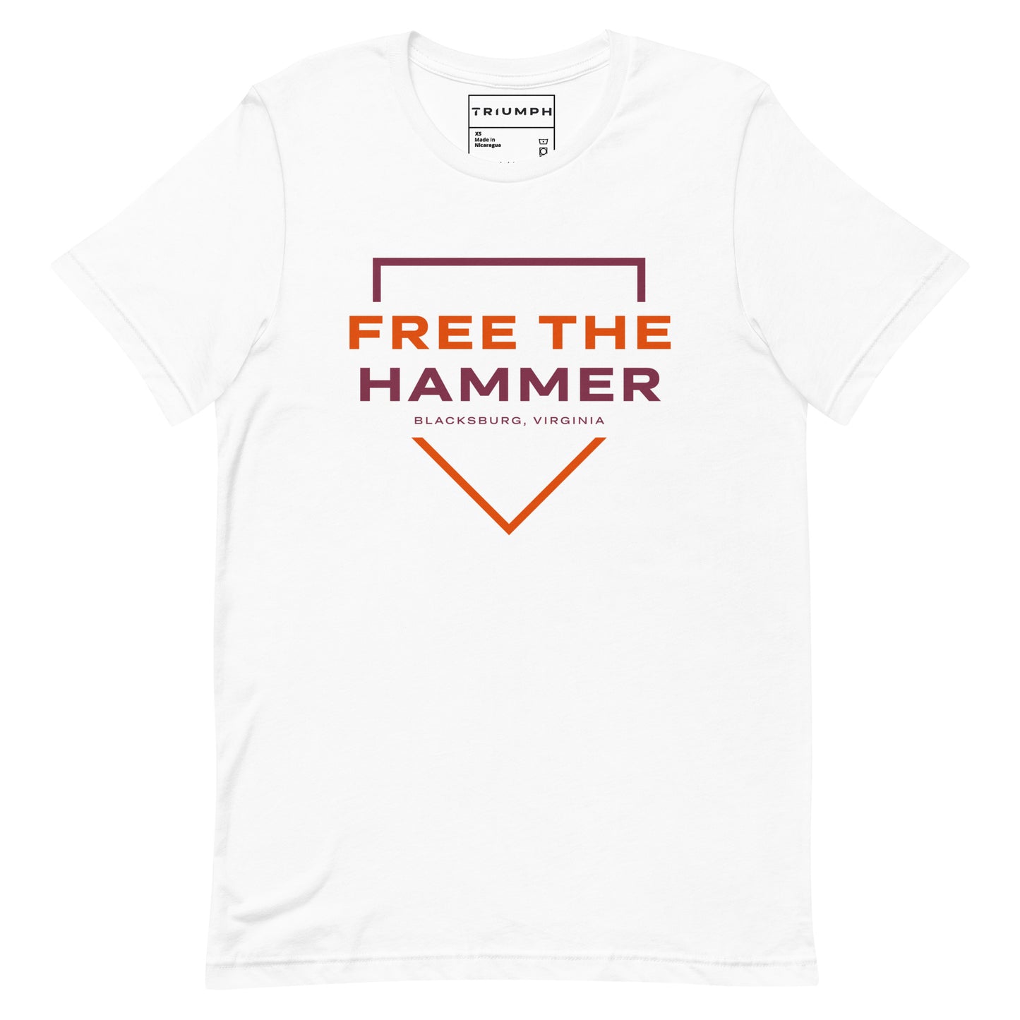 Free The Hammer Home Plate T-Shirt